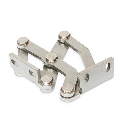 Stainless Steel-Multiple-joint hinges, Type R, Fixing angle piece right