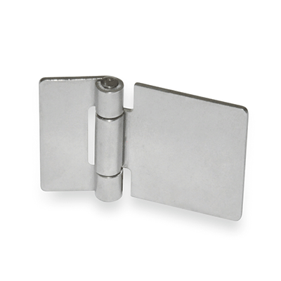 Stainless Steel- Sheet metal hinges, Type A,without bores, for welding