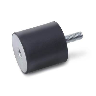 Rubber buffers, Type ES, with female thread / threaded stud