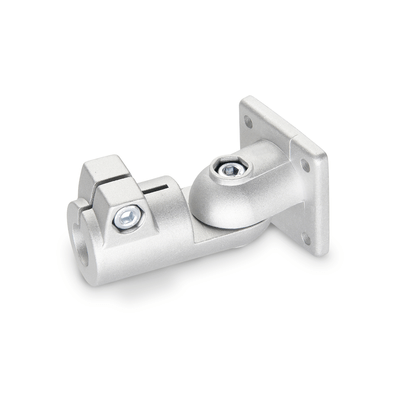 Swivel Clamp Connector Joints, Aluminum, with screw, stainless steel, Type S, Stepless adjustment