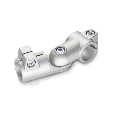 Swivel Clamp Connector Joints, Aluminum, with screw, stainless steel, Type S, Stepless adjustment