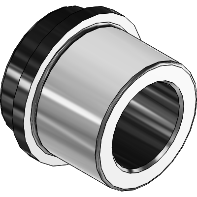 Steel extractable bush