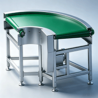 90-degree turning belt conveyor