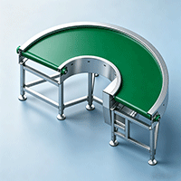 180-degree turning belt conveyor