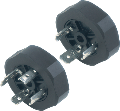 male connector (panel mount)