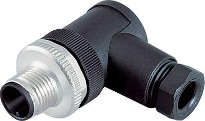 male angled connector