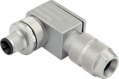 male angled connector