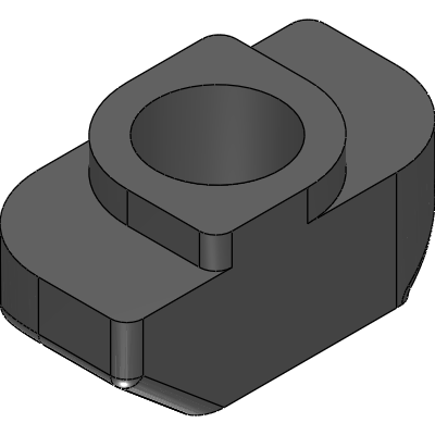 Porca de martelo para ranhura de 8 mm, rosca M6