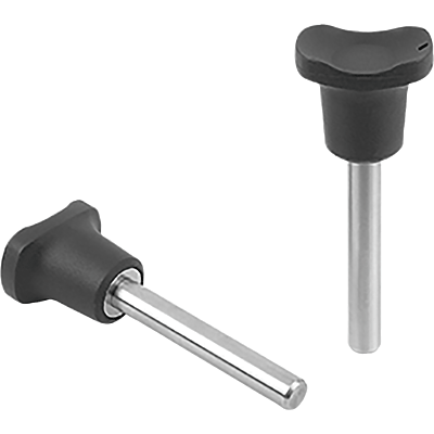 Axe de fixation avec blocage axial magnétique