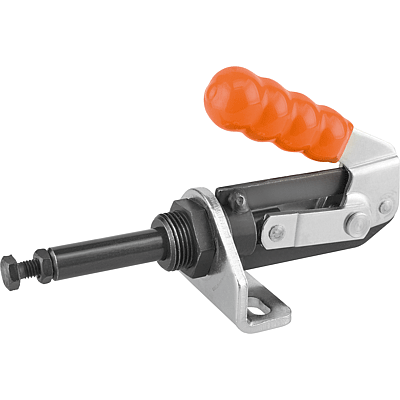 Toggle clamps push-pull with mounting bracket