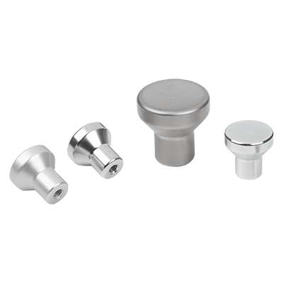 Botones con forma de seta con rosca interior