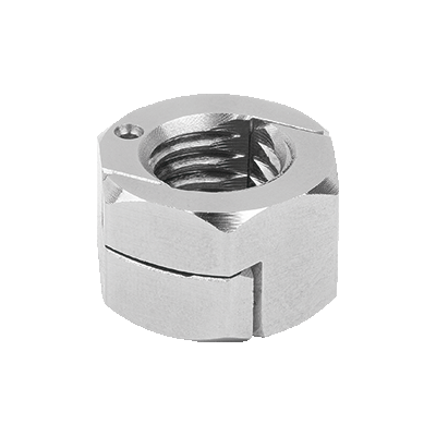 Hexagon nuts QT steel, two-part without collar