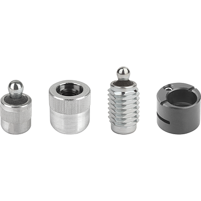 Lateral spring plungers