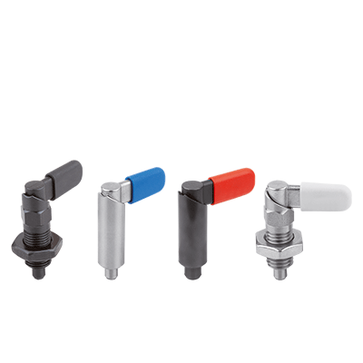 Cam-action indexing plungers