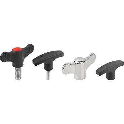 Flügelgriffe, T-Griffe