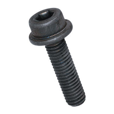 Hex socket head cap screws with flange, partially / fully threaded, cl. 12.9, black
