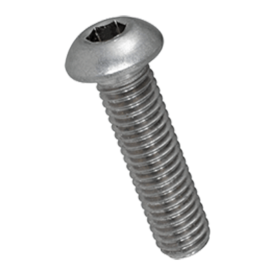 Hex socket button head cap screws partially / fully threaded (ISO 7380-1), stainless steel A2