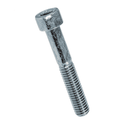 Hex socket head cap screws partially threaded (DIN 912, ISO 4762), cl. 8.8, zinc plated blue