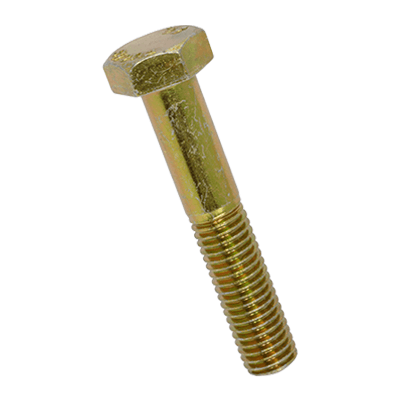 Hex head bolts partially threaded (ISO 4014; ~DIN 931), cl. 5.6, zinc plated yellow
