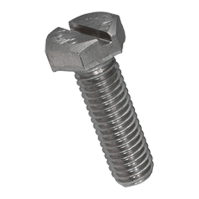 Slotted hex head screws fully threaded (DIN 933 Sz), A2