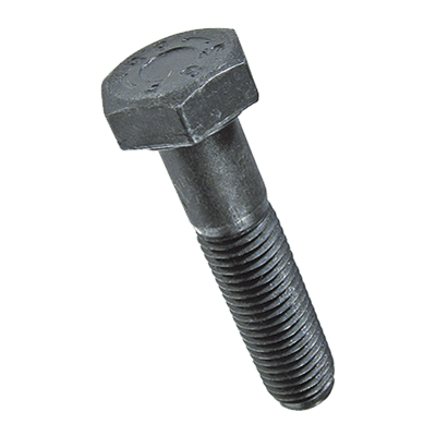 Hex head bolts partially threaded, with metric fine thread (DIN 960; ISO 8765), Kl. 8.8, black
