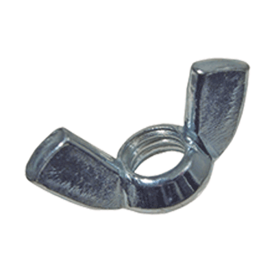 Wing nuts cold formed (UNI 5448 A), cl. 5, zinc plated blue