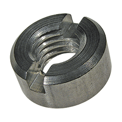 Slotted round nuts (DIN 546), stainless steel A1