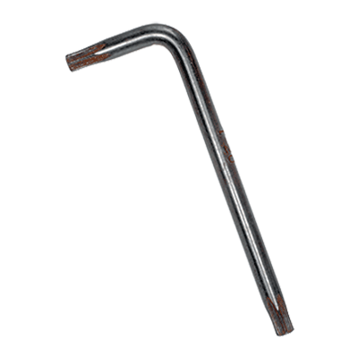 Hexalobular (6 Lobe) socket keys, steel, black