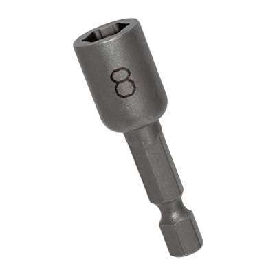 Magnetic inserts 1/4" for hex head screws and nuts, plain