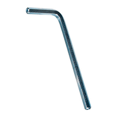 Hex socket keys for tamper proof screws (~DIN 911), steel, zinc plated blue