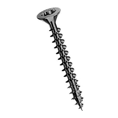 Hexalobular (6 Lobe) socket flat countersunk head chipboard screws T-STAR plus, fully threaded with 4CUT point (SPAX®), steel case-hardened, BLAX