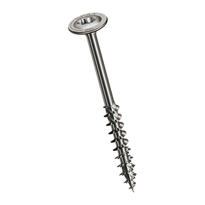 Hexalobular (6 Lobe) T-STAR plus flange head screws for timber construction with 4CUT point (SPAX®)
