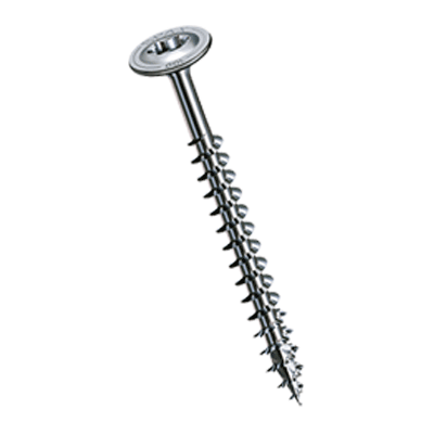 Hexalobular (6 Lobe) T-STAR plus flange head screws for timber construction with 4CUT point (SPAX®)