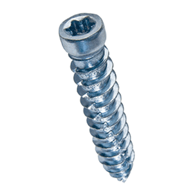 Hexalobular (6 Lobe) socket cheese head frame screws, zinc plated blue, waxed