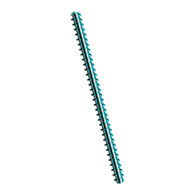 Threaded rod without head (SPAX®), zinc plated blue, waxed