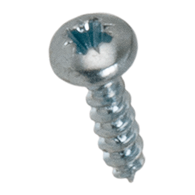 Pozi pan head chipboard screws form Z, fully threaded, steel case-hardened, zinc plated blue