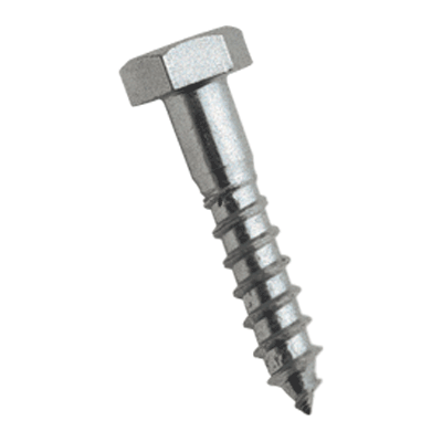 Hex head wood screws (DIN 571), hot dip galvanized