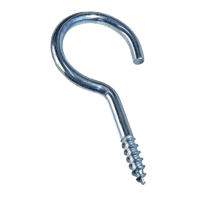 Haken-Holzschrauben, verzinkt-blau