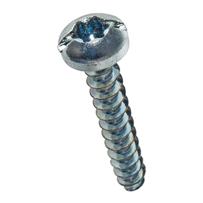 Pan head screws «Freedriv» with hexalobular (6 Lobe) socket and slot, fully threaded (ecosyn® plast), steel case-hardened, zinc plated blue