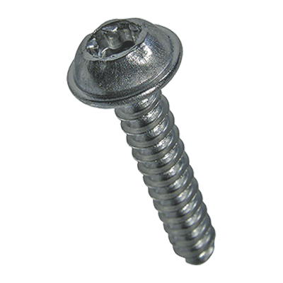 Pan head screws with pressed washer with hexalobular socket Torx plus® / Autosert®, fully threaded (EJOT DELTA PT®; WN 5451), stainless steel A2