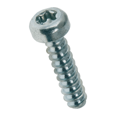 Pan head screws with hexalobular socket Torx plus® / Autosert®, fully threaded (EJOT DELTA PT®; WN 5452), steel heat-treated 380 HV, zinc plated blue