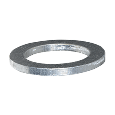 Sealing rings for fittings and screw plugs (DIN 7603 A), aluminum, plain