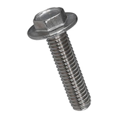Hex washer head machine screws fully threaded (ecosyn® fix IHH), stainless steel A2