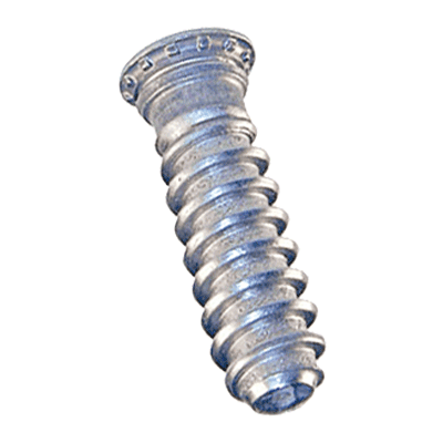 Coarse-thread self-clinching studs for metallic materials