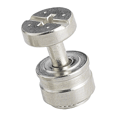 Self-clinching captive panel screws with phillips pan head, for metallic materials (PEM® PFHV), steel, nickel plated