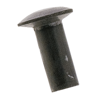 Oval countersunk head rivets (DIN 662; ~DIN 662), steel, plain