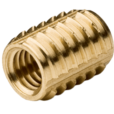 Threaded inserts self-cutting for thermosets and glass-fiber reinforced plastics >35 %