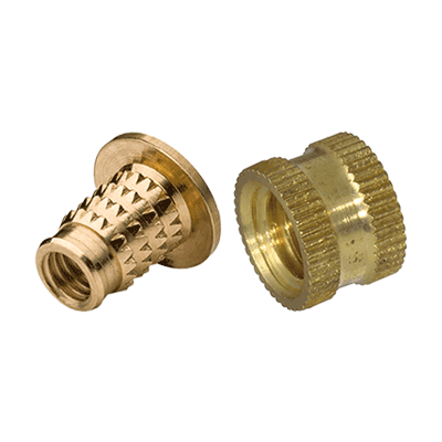 Threaded inserts for light metal and plastic materials