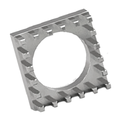 Power 2 Ground Ground two-piece, Pins arranged arround edge