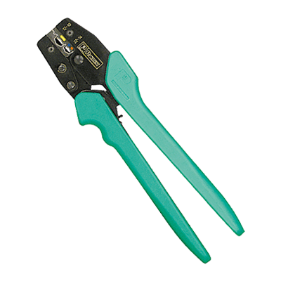 Crimping tools for insulated connectors (Panduit® Contour Crimp™ CT-1525)